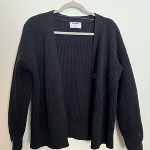 Old Navy Black Linen Blend Sweater
